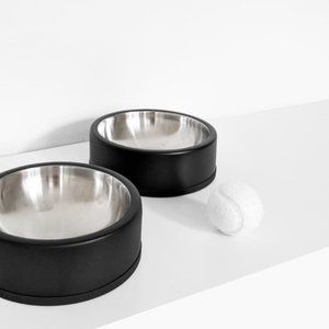 Wild One Stainless Steel Dog/Pet Bowls - Black